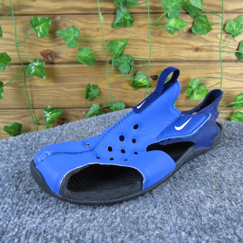 Nike Sunray Protect 2 Boys 2 Blue Synthetic Sandals Lightweight Water-Friendly